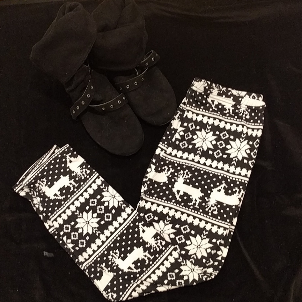 Leggings, winter holiday design - Picture 1 of 2